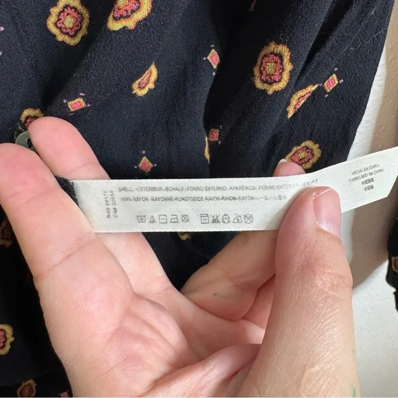 Free People Intimately Button Up Long Sleeve Shirt Size Medium - Picture 5 of 6